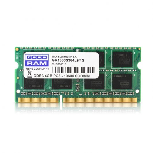4GB MEMORIA  DDR-3 1333MHZ PC3-10600 GOODRAM