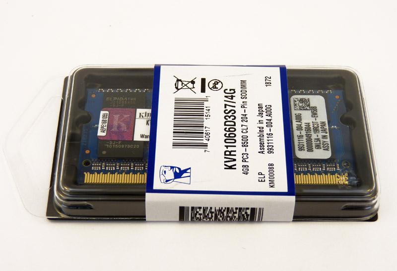 4GB MEMORIA  DDR-3 1066MHZ PC3-8500 KINGSTON