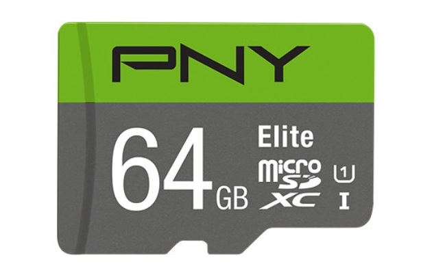 64GB MEMORIA MICROSD PNY UHS-1 CLASE 10 CON ADAPTADOR
