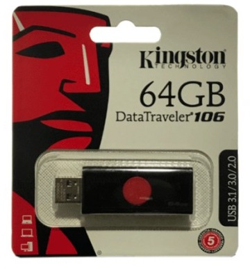 64GB  KINGSTON MOD. DATATRAVELER DT106 USB 3.1