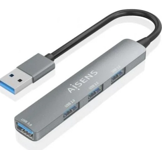 HUB USB AISENS 3 PTOS USB 2.0 1 PTO USB 3.0 HUB USB AISENS 3 PTOS USB 2.0 1 PTO USB 3.0