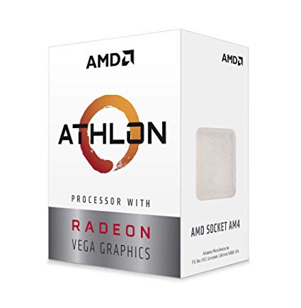 PROCESADOR AMD ATHLON 3000G 3.5GHZ 5MB VEGA 3 GRAPHICS S-AM4