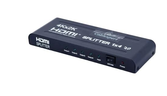 SPLITTER HDMI CABLEXPERT 4 ENTRADAS 1 SALIDA 4K