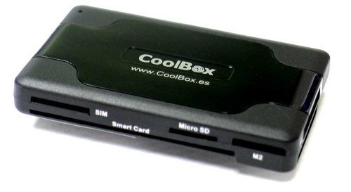 LECTOR DE TARJETAS COOLBOX CRE-065 DNI-E + HUB USB