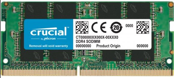 8GB MEMORIA  DDR-4 3200MHZ CL22 CRUCIAL