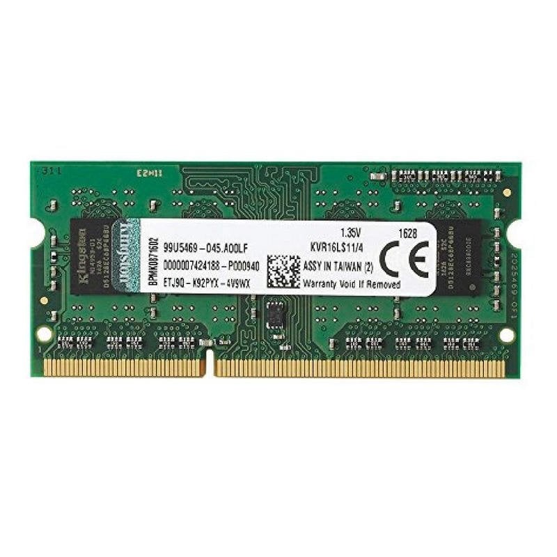 4GB MEMORIA  DDR-3L PC-12800 KINGSTON CL11