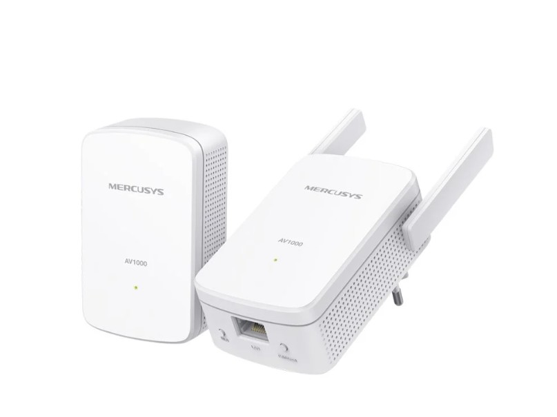 PLC MERCUSYS MP510 KIT POWERLINE ETHERNET 1000 MBPS + WIFI PACK 2 UDS.