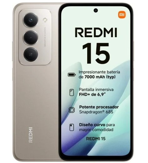  XIAOMI REDMI 15 OC 2.0 GHZ 8GB 256GB FHD+ 6.9 PULGADAS